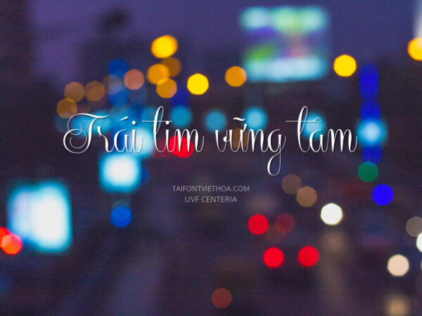 Font việt hóa UVF Centeria