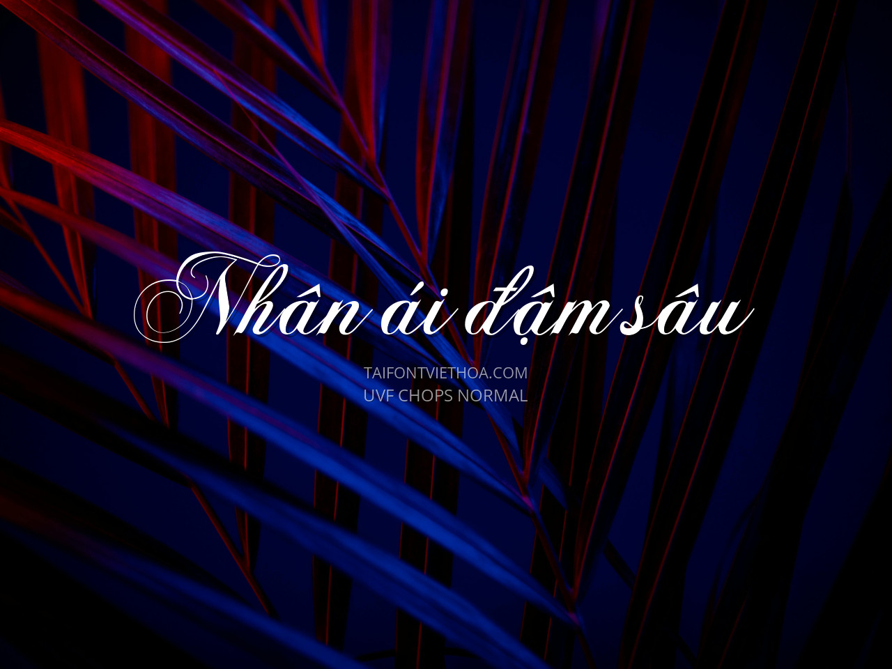 Font việt hóa UVF Chops Normal