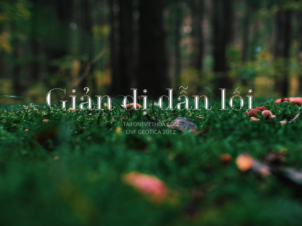 Font việt hóa UVF Geotica 2012