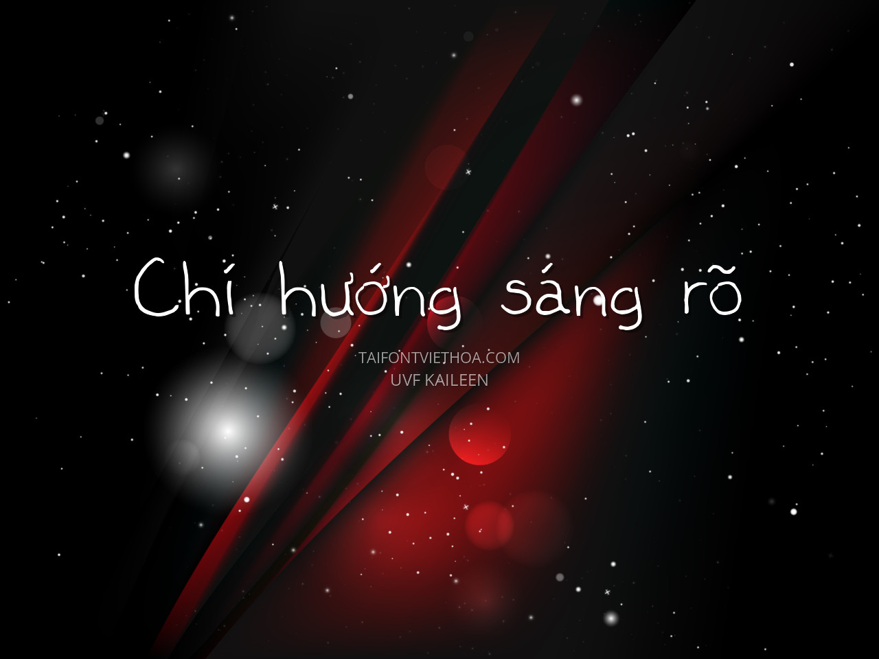Font việt hóa UVF Kaileen