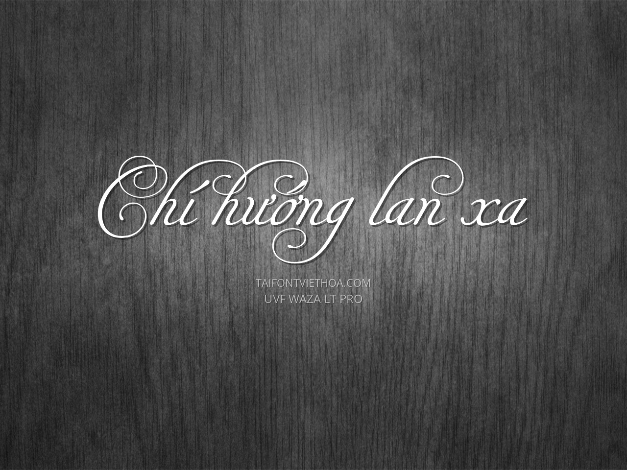 Font việt hóa UVF Waza Lt Pro