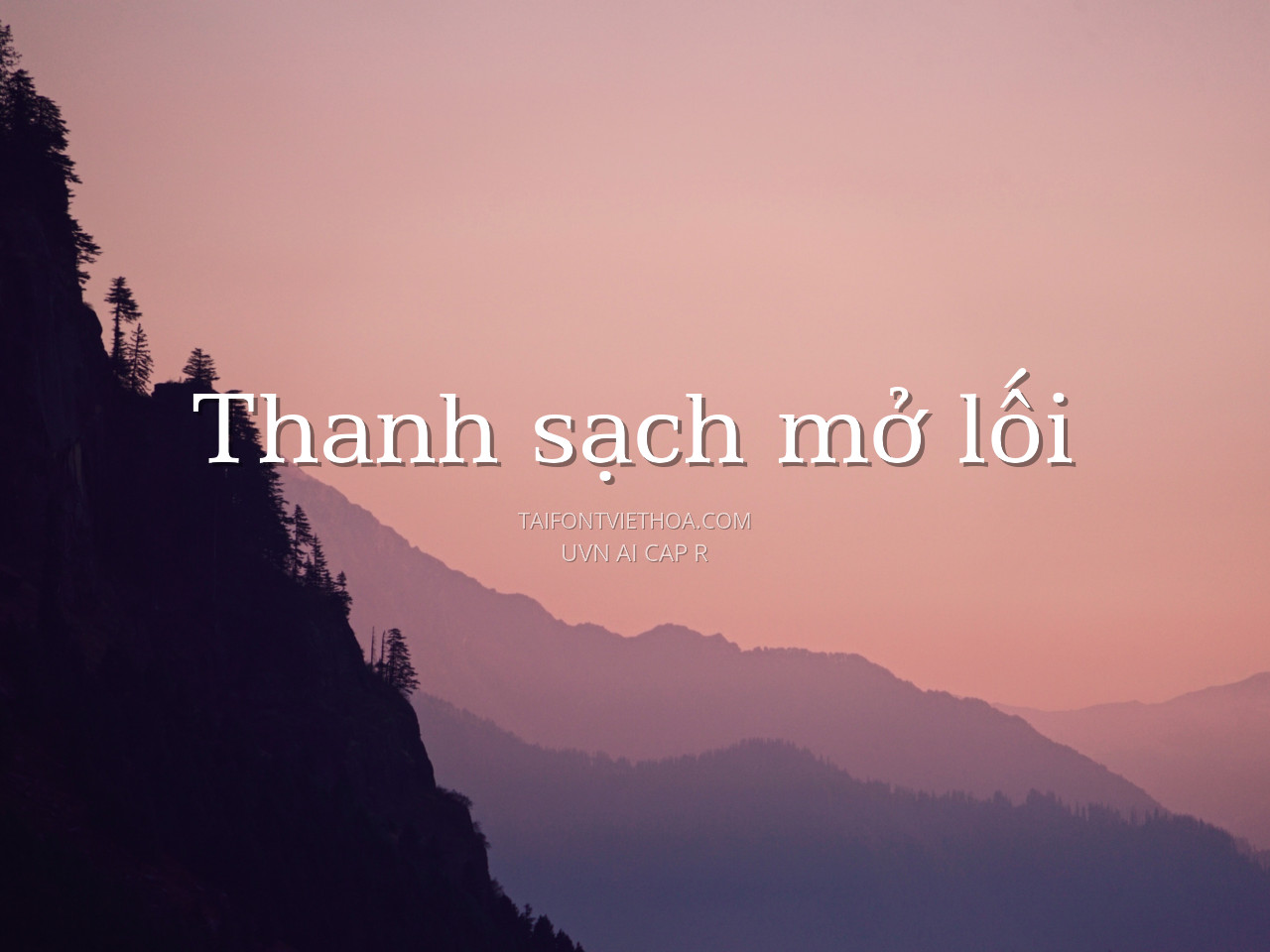 Font việt hóa UVN Ai Cap