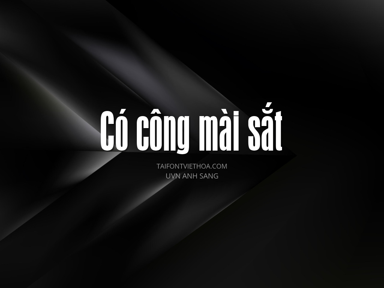 Font việt hóa UVN Anh Sang