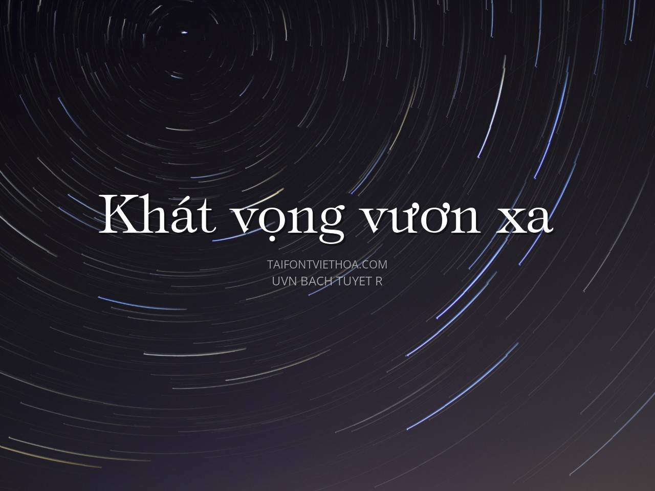 Font việt hóa UVN Bach Tuyet