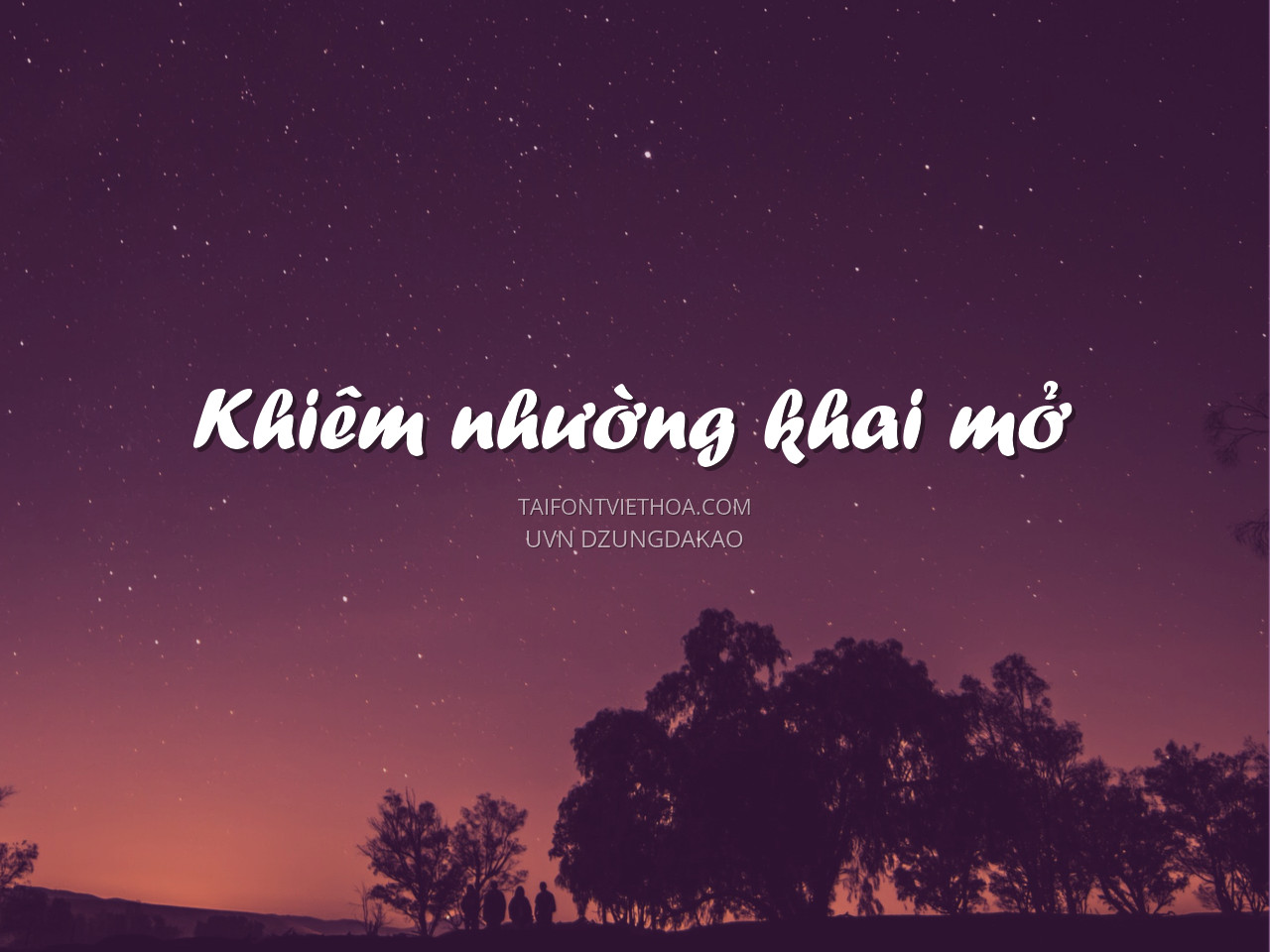 Font việt hóa UVN Dzungdakao
