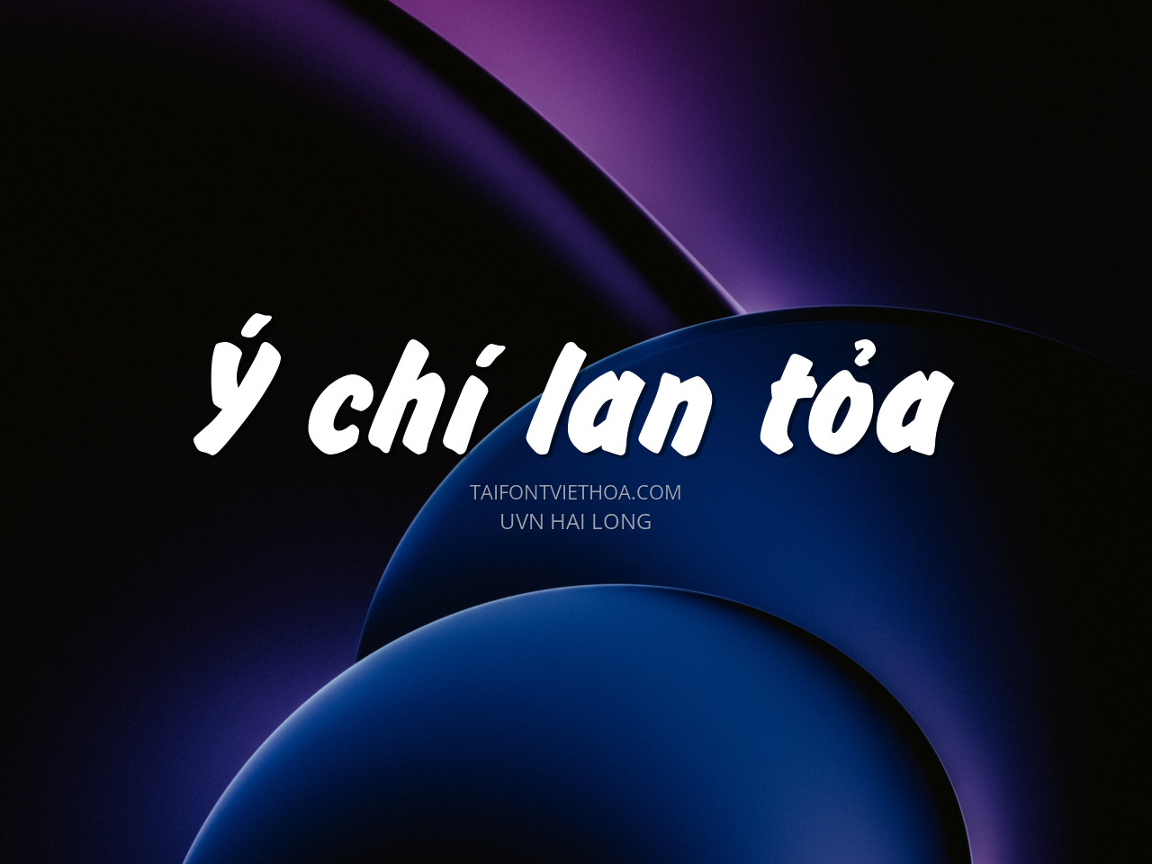 Font việt hóa UVN Hai Long