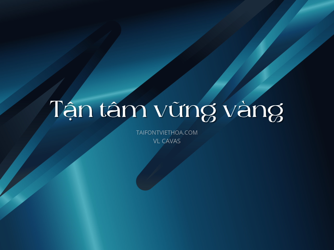 Font việt hóa VL Cavas