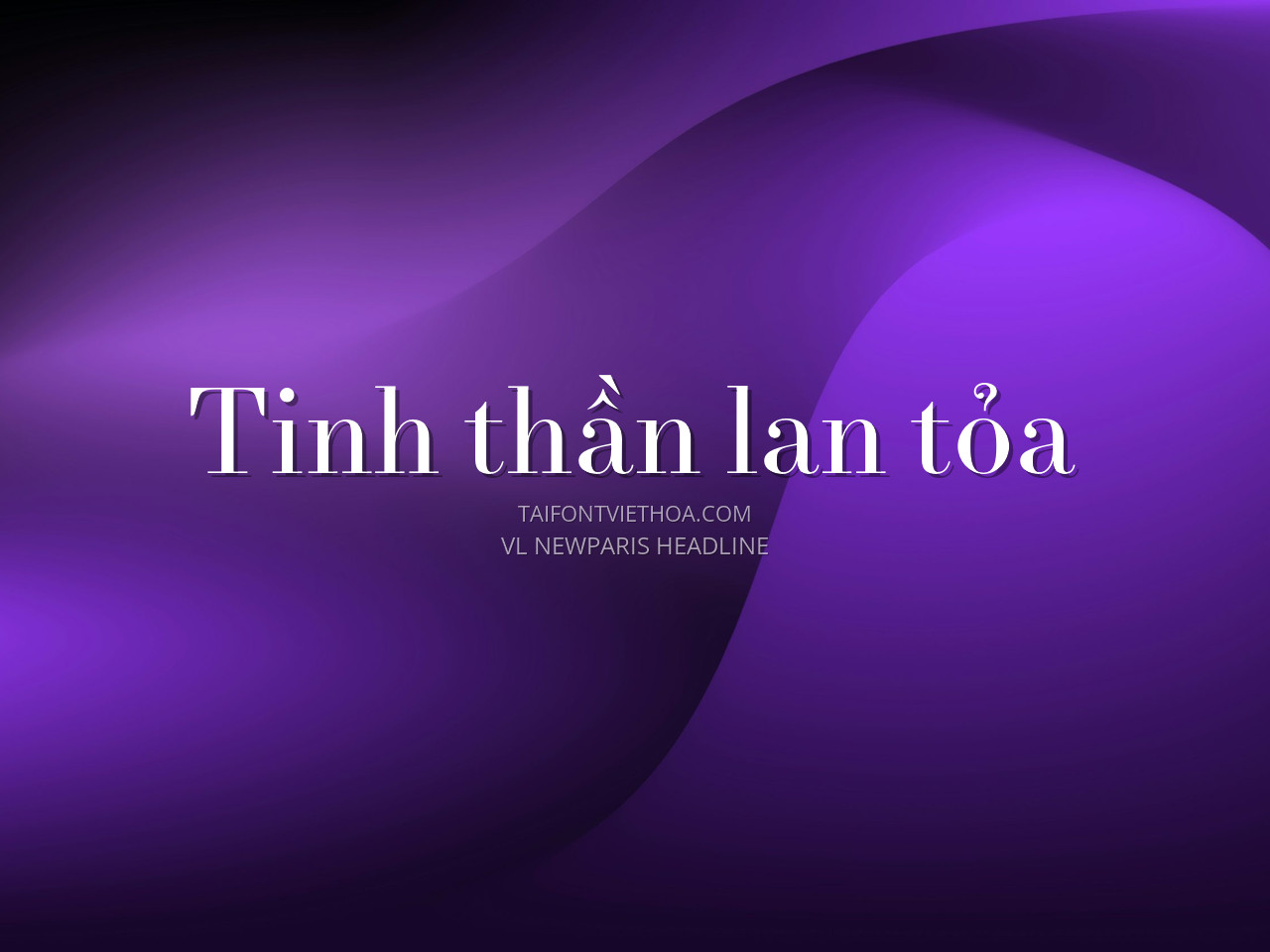 Font việt hóa VL Newparis Headline
